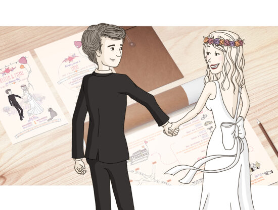 (2) Faire-part de mariage illustré et personnalisé pour particulier - Marina Gri - Illustratrice.jpg